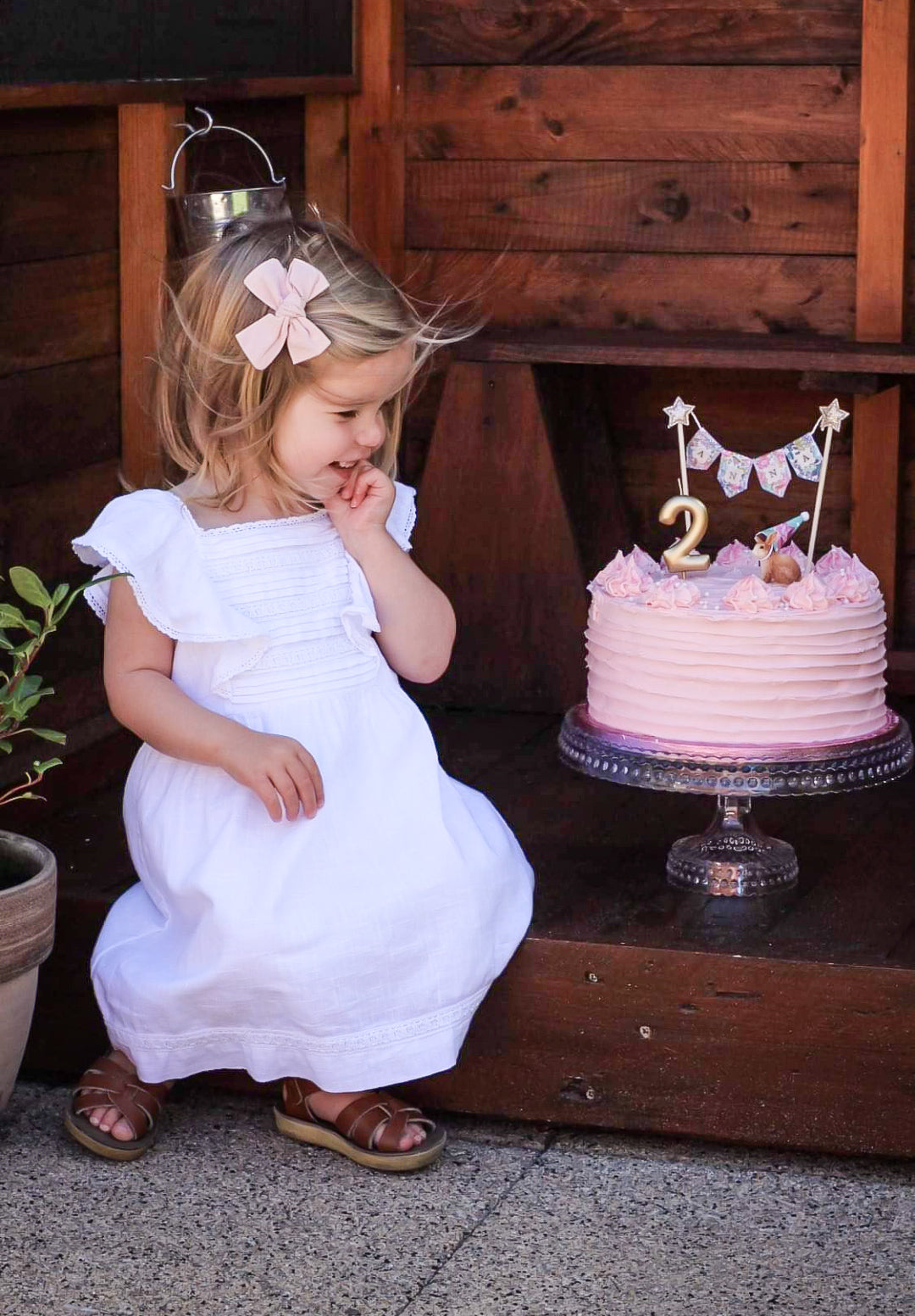 Personalised Floral Bunting Cake Topper *BESTSELLER*