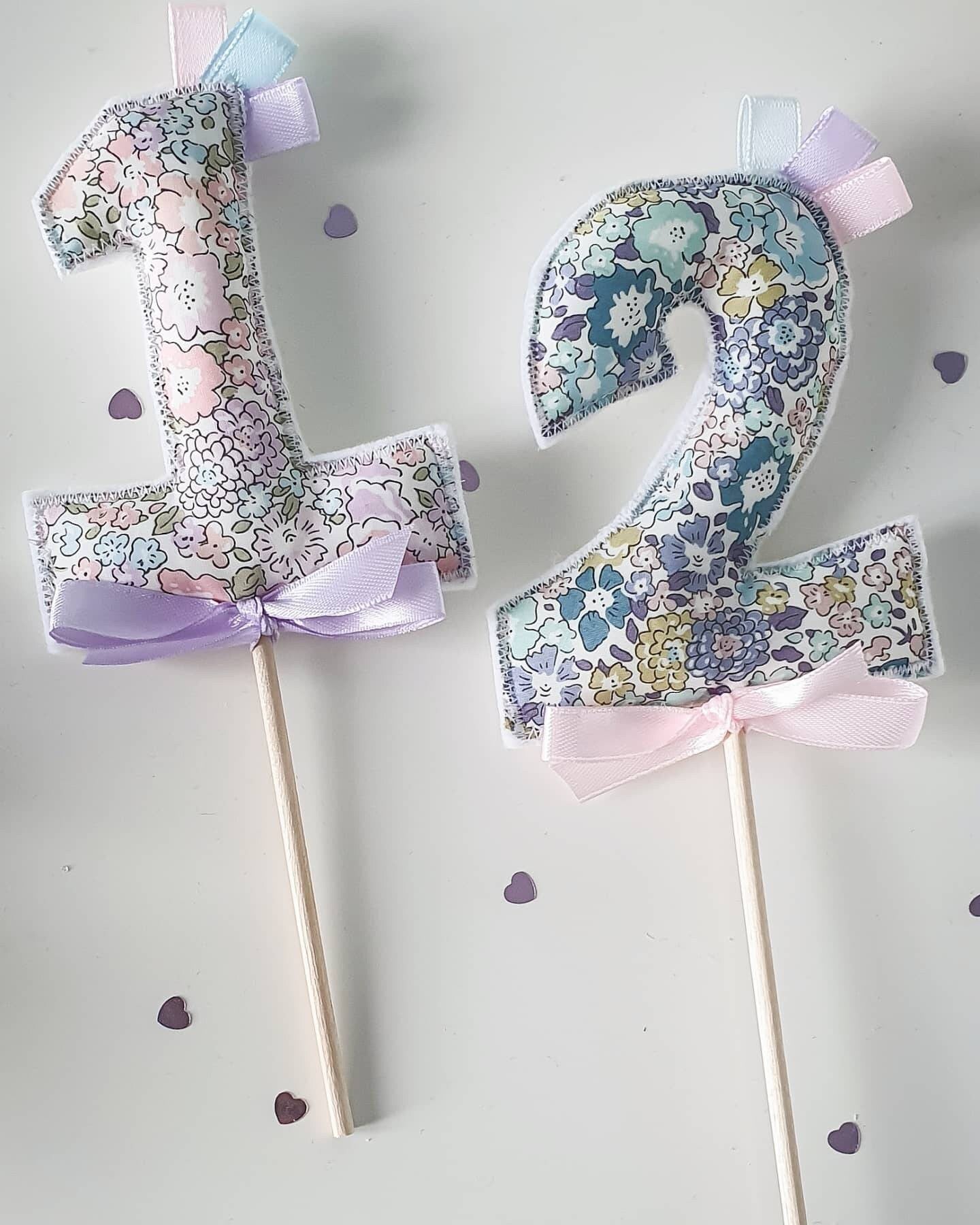 Number Birthday Cake Topper